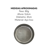 Peneira Aço Inox 21cm