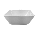 Tigela Bowl Quadrado G 550ml Cerâmica Branca LaFaenza