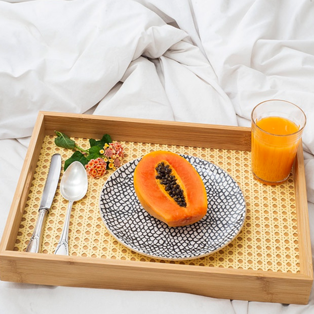 Bandeja Retangular Ecokitchen Bambu Mimo Style