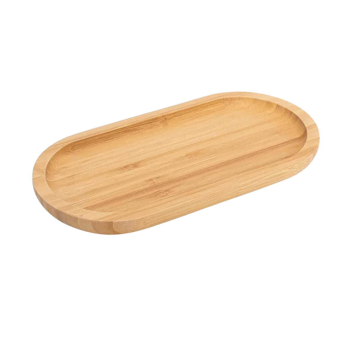 Bandeja Oval EcoKitchen 34cm de Bambu A Gourmet