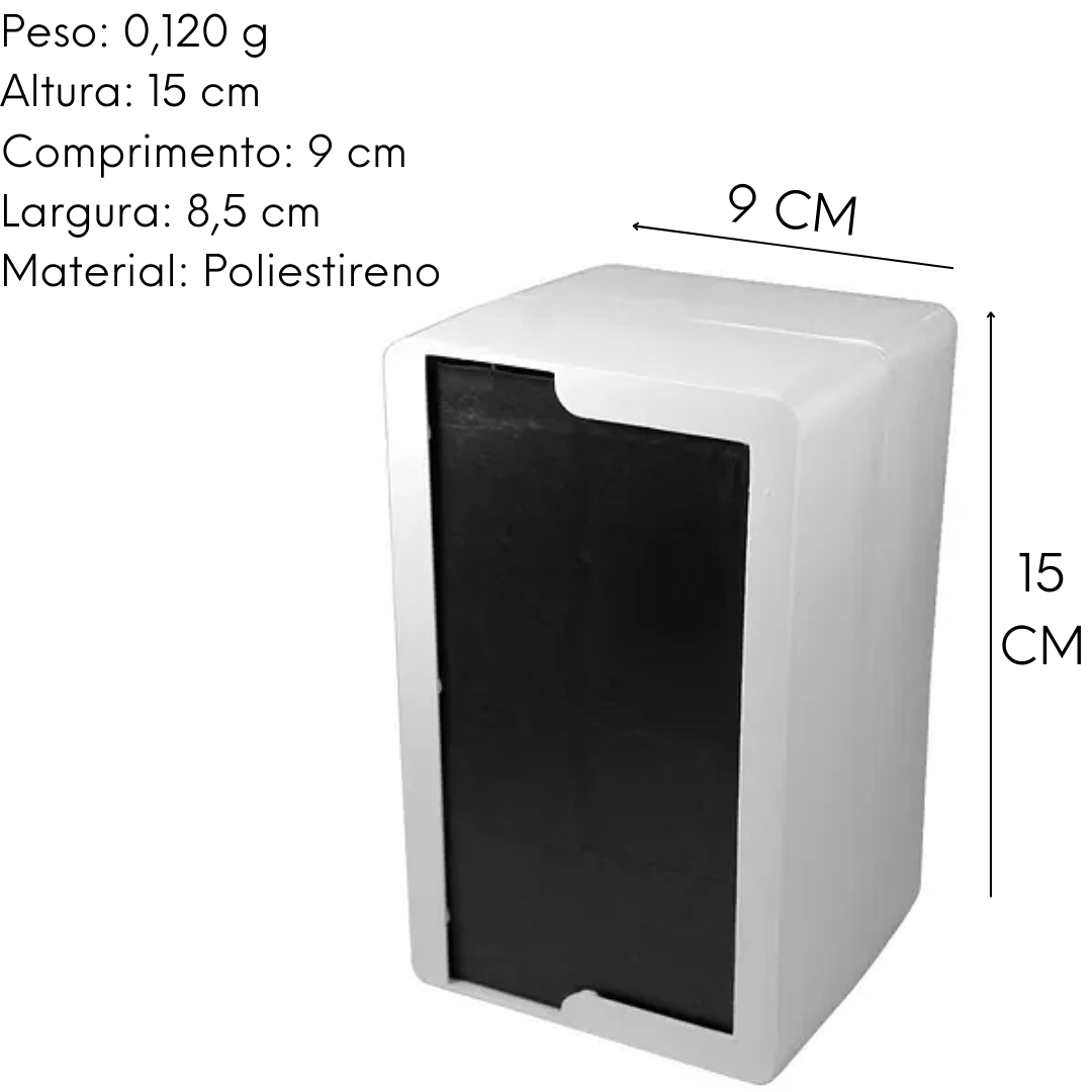 Porta Guardanapo Tv Branco A Gourmet