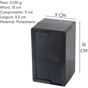 Porta Guardanapo Tv Preto A Gourmet