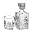Conjunto Bormioli Rocco Selecta Licoreira De 1l Com 6 Copos De Whisky