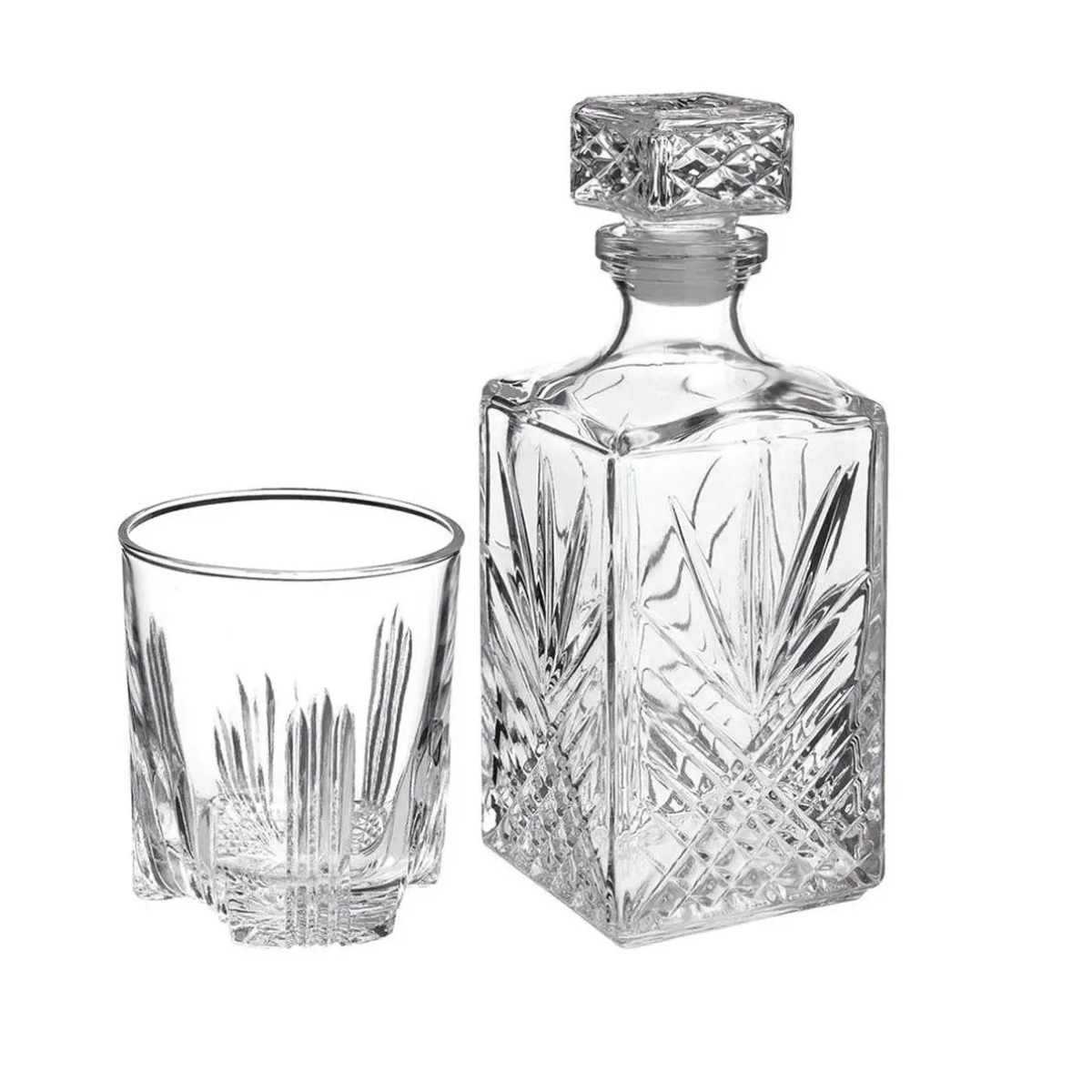 Conjunto Bormioli Rocco Selecta Licoreira De 1l Com 6 Copos De Whisky Day Home