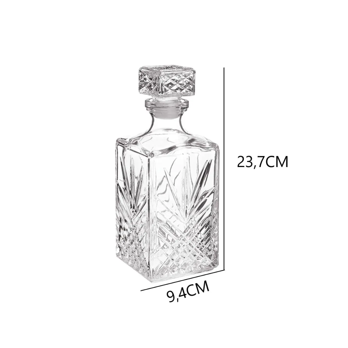 Conjunto Bormioli Rocco Selecta Licoreira De 1l Com 6 Copos De Whisky Day Home