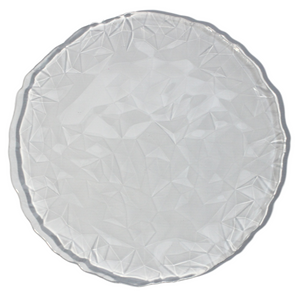 Prato Sousplat Diamond 33cm Transparente Day Home
