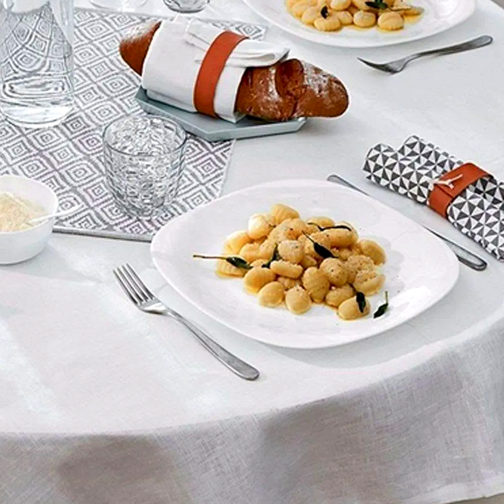 Prato Raso Parma em Vidro Temperado 27cm Day Home