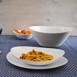 Saladeira Parma de Vidro Opalino 25cm Day Home