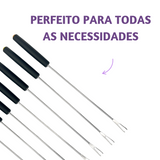 Jogo de Garfo Fondue Com 6 Peças