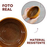 Tigela Cerâmica Refrátaria 350ml Romanha Wood