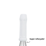 Batedor Fuet Aço Inox 30cm