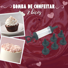Bomba de Confeitar 7Bicos de Polietilno - A Gourmet