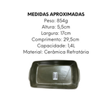 Travessa Retangular P Petróleo - A Gourmet