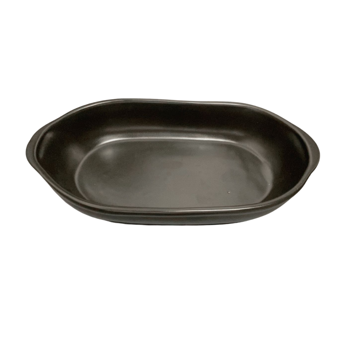 Travessa Oval M 1,4L Cerâmica Refrataria Petróleo - A Gourmet