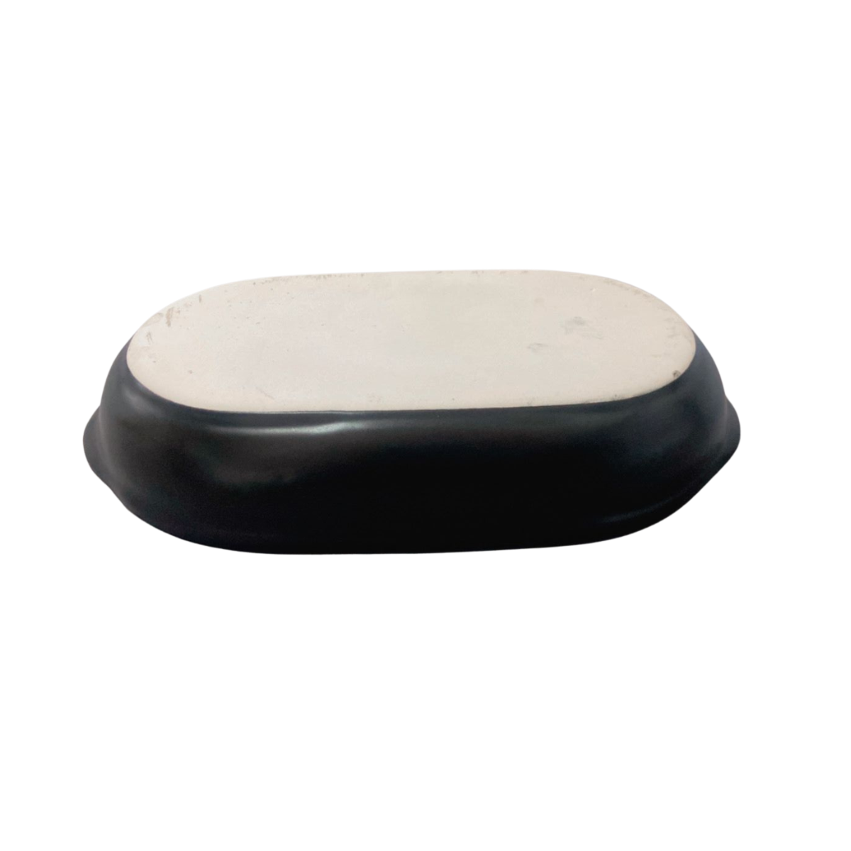 Travessa Oval M 1,4L Cerâmica Refrataria Petróleo - A Gourmet