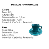 Xicara de Café Com Pires Jade