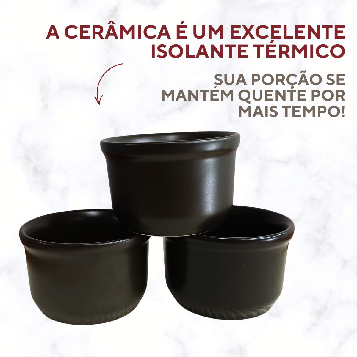 Cumbuca Ceramica Refrataria 250ml