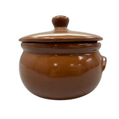 Caçarola Com Tampa 1L Argila Bela Porcelana