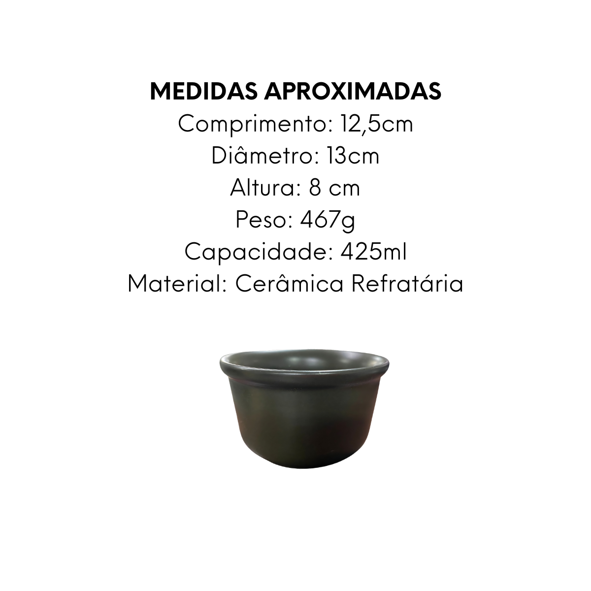 Cumbuca Cerâmica N20 Petróleo - A Gourmet