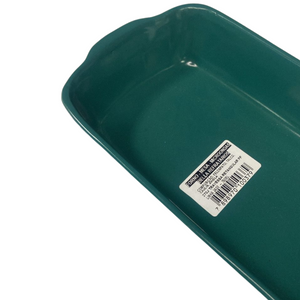 Travessa Retangular Jade Cerâmica 800ml - A Gourmet