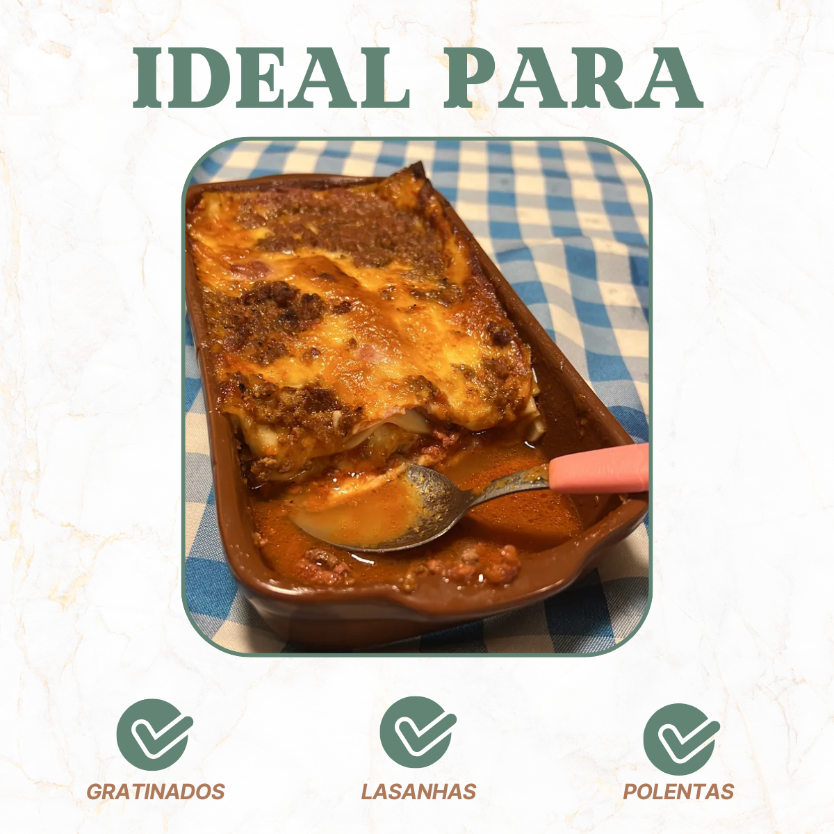 Travessa Retangular Ceramica Refrataria 750ml