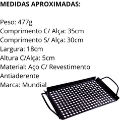 Assadeira Wok Para Churrasco 35cm - A Gourmet