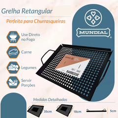 Assadeira Wok Para Churrasco 35cm - A Gourmet