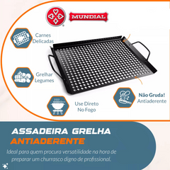 Assadeira Wok Para Churrasco 35cm - A Gourmet