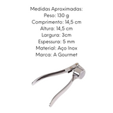 Espremedor de Alho Aço Inox GZT