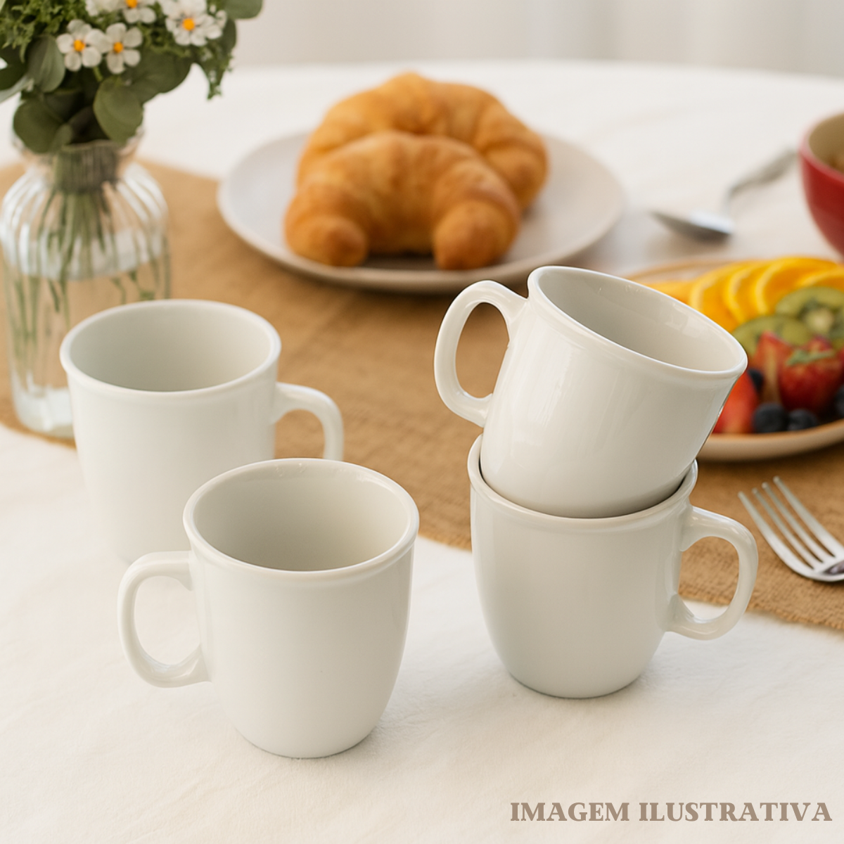 Caneca Porcelana 370ml