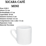 Xicara de Café Lisa S/ Pires 50ml BelaVista