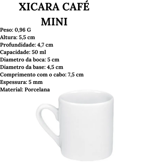 Xicara de Café Lisa S/ Pires 50ml