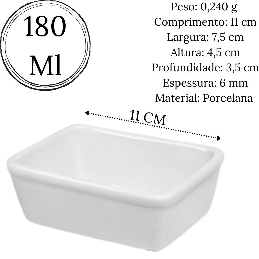 Porta Sache em Porcelana BelaVista