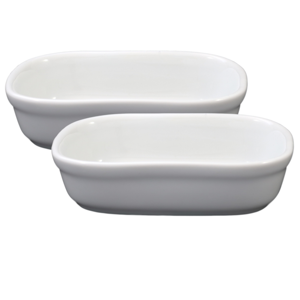 Travessa Retangular em Porcelana 350ml BelaVista