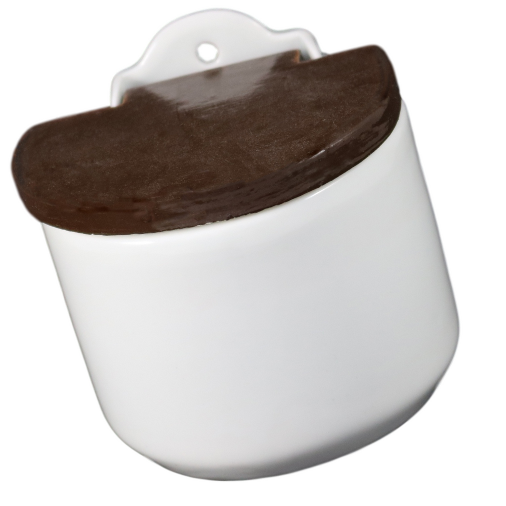 Saleiro Pequeno em Porcelana C/ Tampa BelaVista