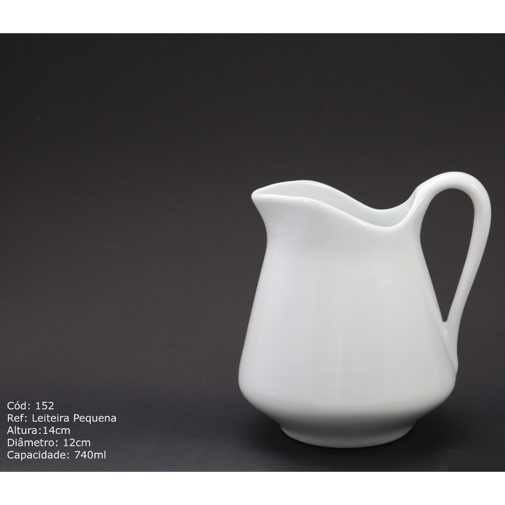 Jarra Leiteira em Porcelana 750ml BelaVista
