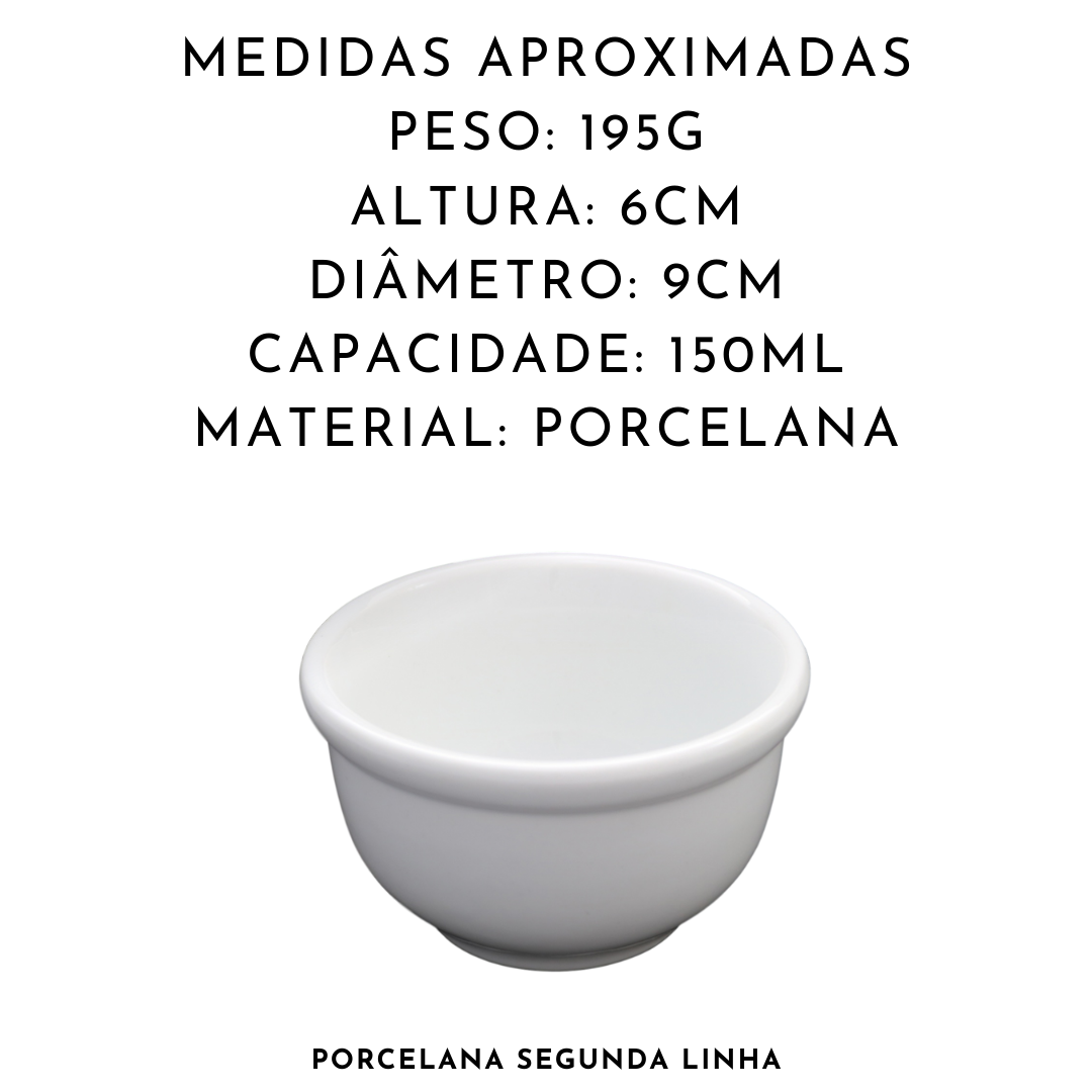 Cumbuca Porta Vinagrete Segunda Linha 150 ml BelaVista