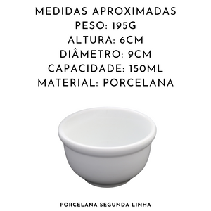 Cumbuca Porta Vinagrete Segunda Linha 150 ml BelaVista