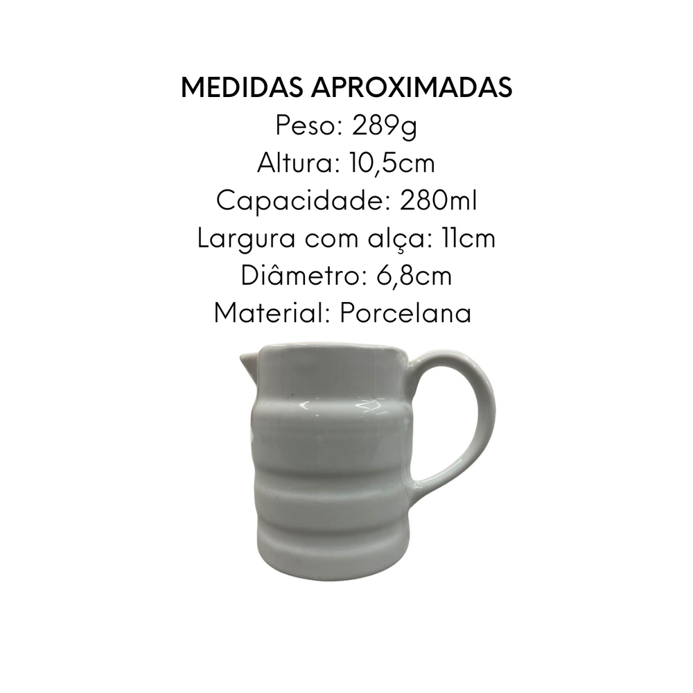 Jarra Pequena Canelada 280ml BelaVista