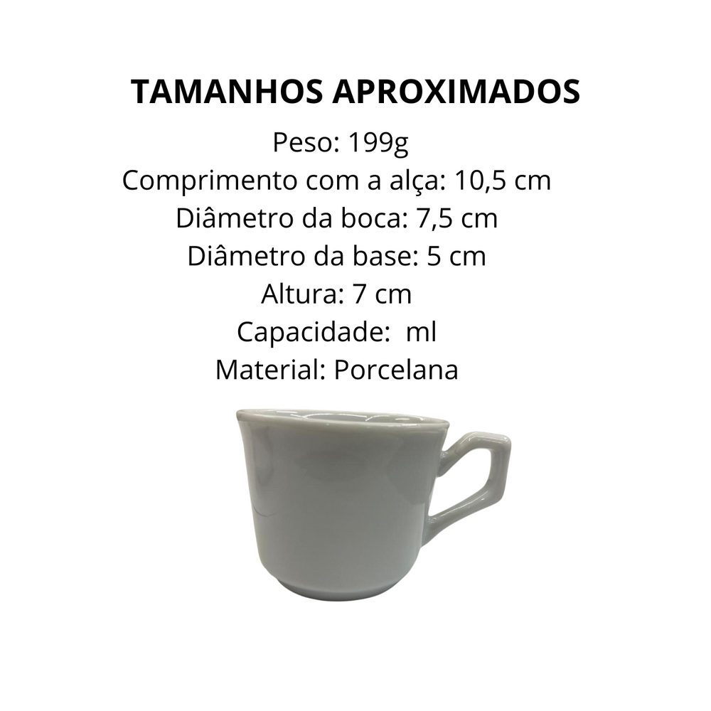 Xicara de Chá Paraná Lisa sem Pires BelaVista