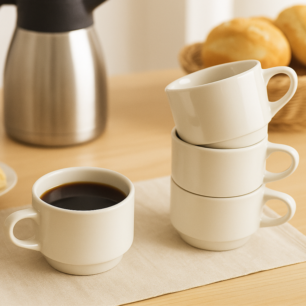 Kit 3 Xicara Chá 160ml Segunda Linha