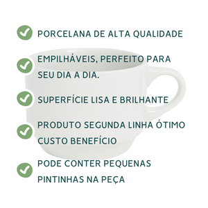 Xicara de chá 170ml empalhável BelaVista Xicara de Chá