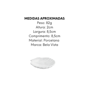 Casquinha de Siri Pequeno em Porcelana - A Gourmet