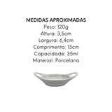 Cesto Servir Porcelana Buffet 35ml BelaVista