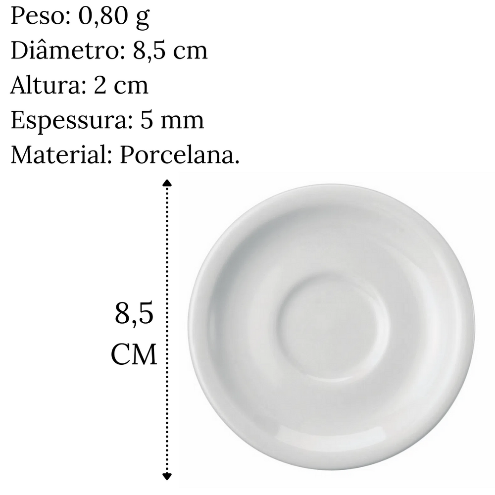 Xicara de Café Golinho 30ml C/ Pires BelaVista