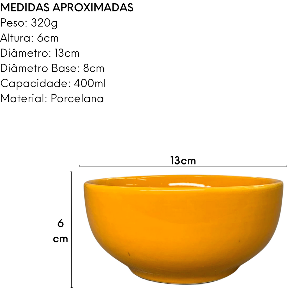Tigela Mexicana Laranja 400ml BelaVista