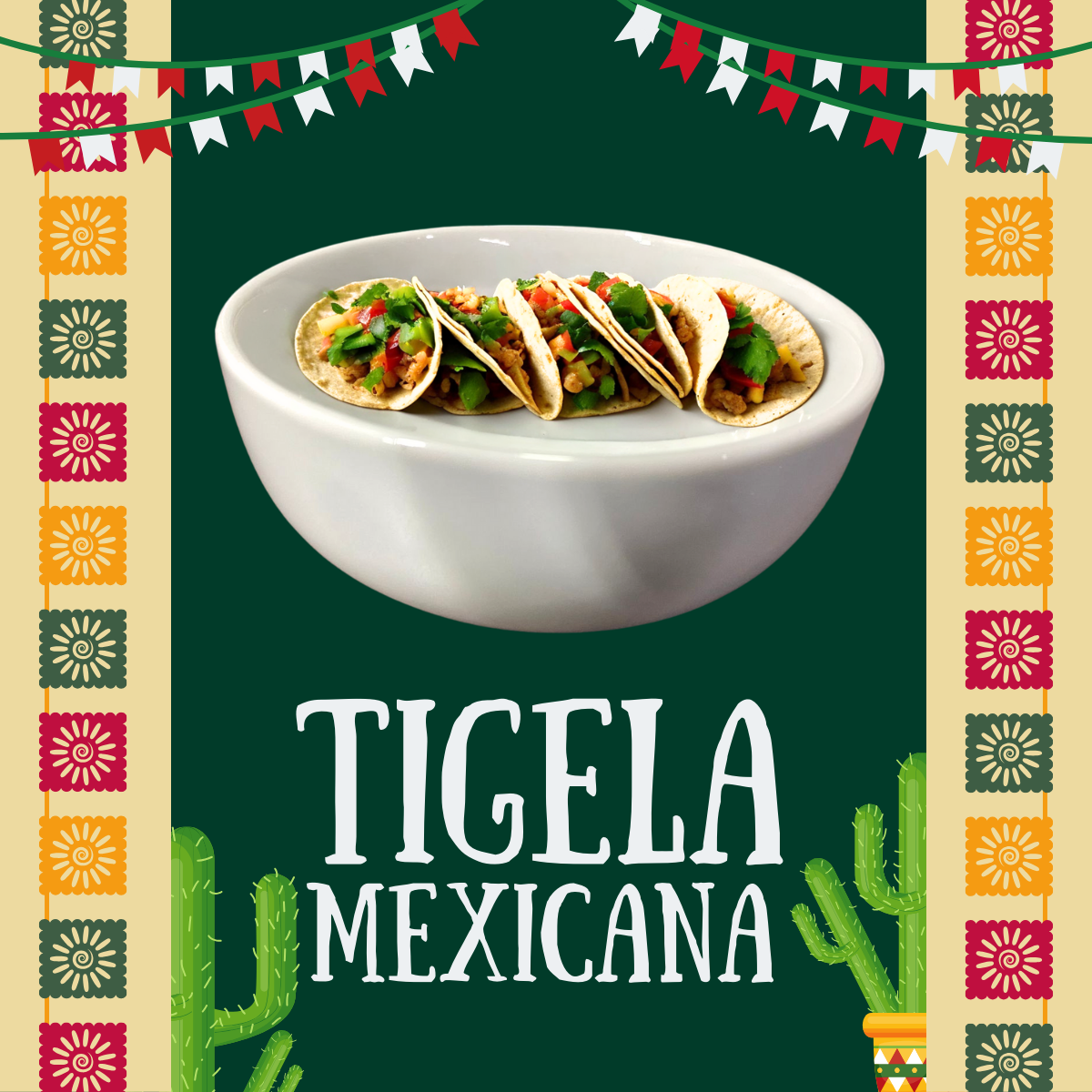 Tigela Mexicana Porcelana 400ml