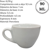 Kit 50 Xicara de Café Coquinho Personalizado BelaVista Xicara de Café