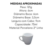 50 Xicara de Café 75ml Segunda Linha Com Sua Logo - A Gourmet