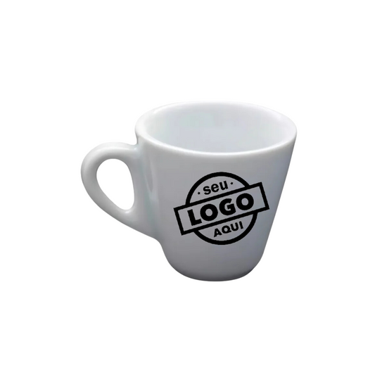 50 Xicara de Café 75ml Segunda Linha Com Sua Logo